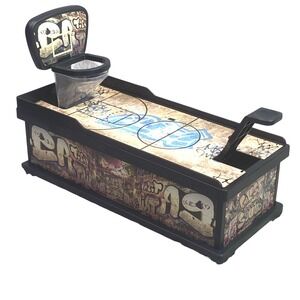 Basketball Mechanical Coin Bank Plastic Sensory NIB